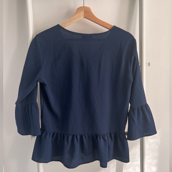 Deep Navy Blue Frank & Oak Top, Never Worn - Picture 3 of 3
